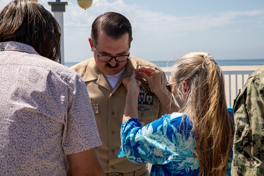 Navy husband and wife pinned to Master Chief