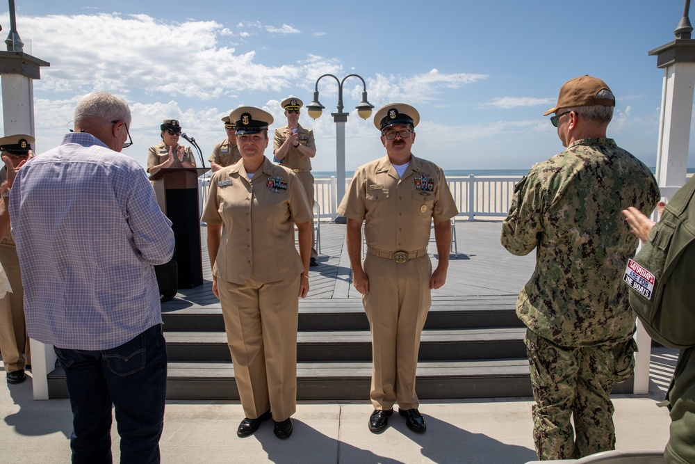 Navy husband and wife pinned to Master Chief