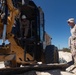 JTF-SB Marines conduct road improvement to support U.S. Border Patrol