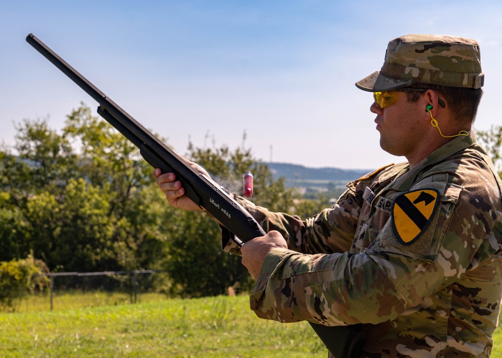 Fort Hood Army Family and MWR hosts Cav Week 104 skeet shoot Fort Hood Army Family and MWR hosts Cav Week 104 skeet shoot