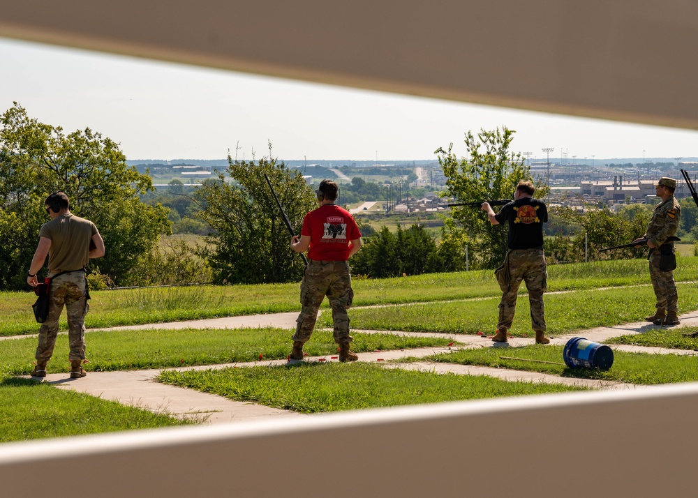 Fort Hood Army Family and MWR hosts Cav Week 104 skeet shoot Fort Hood Army Family and MWR hosts Cav Week 104 skeet shoot