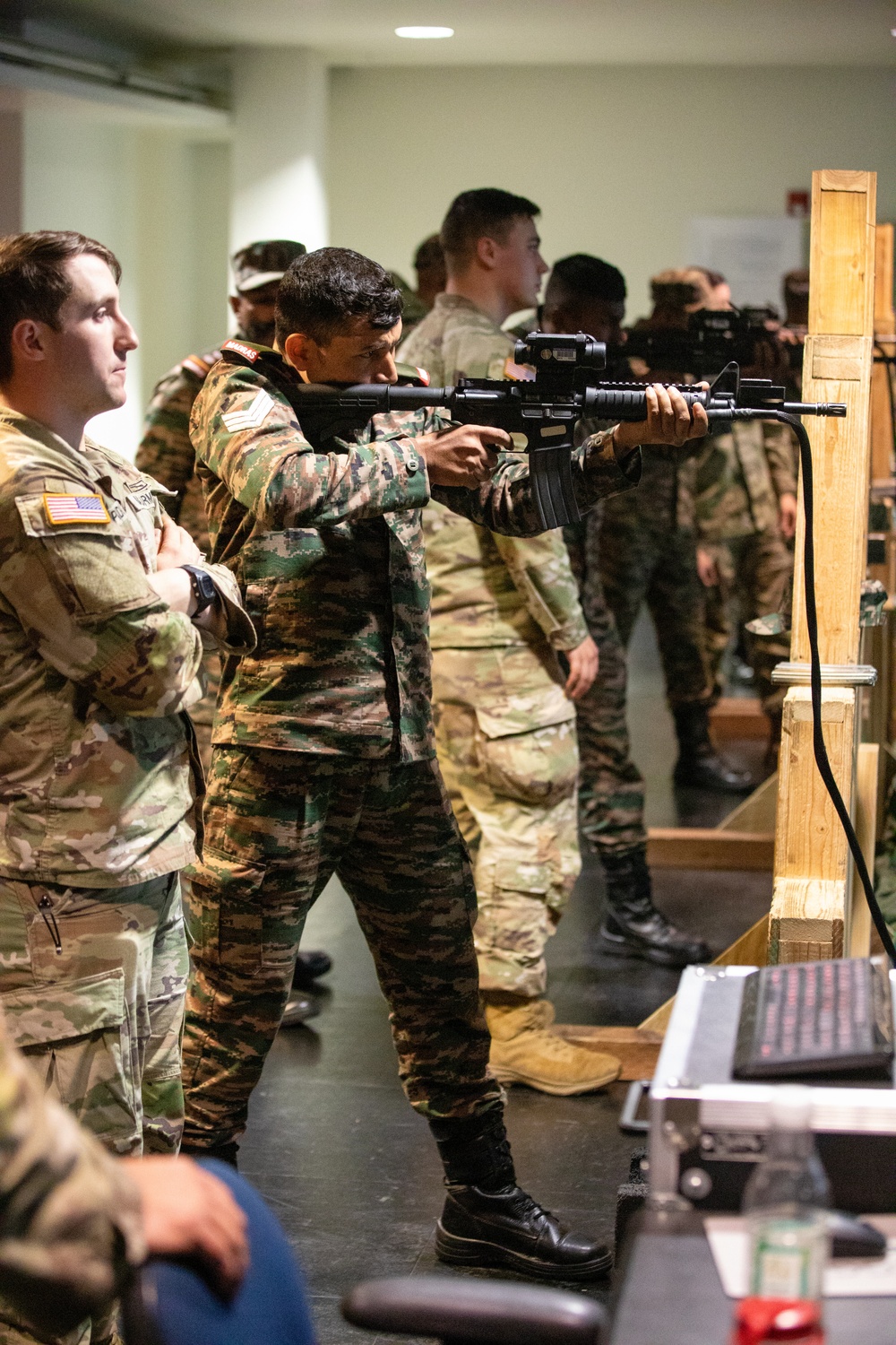 Indian and U.S. Army bilateral training exercise at Yudh Abhyas 25 in Fort Wainwright, AK