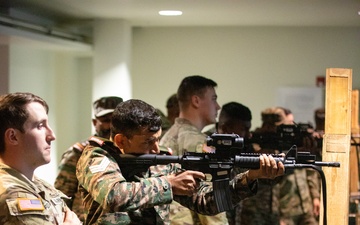 Indian and U.S. Army bilateral training exercise at Yudh Abhyas 25 in Fort Wainwright, AK