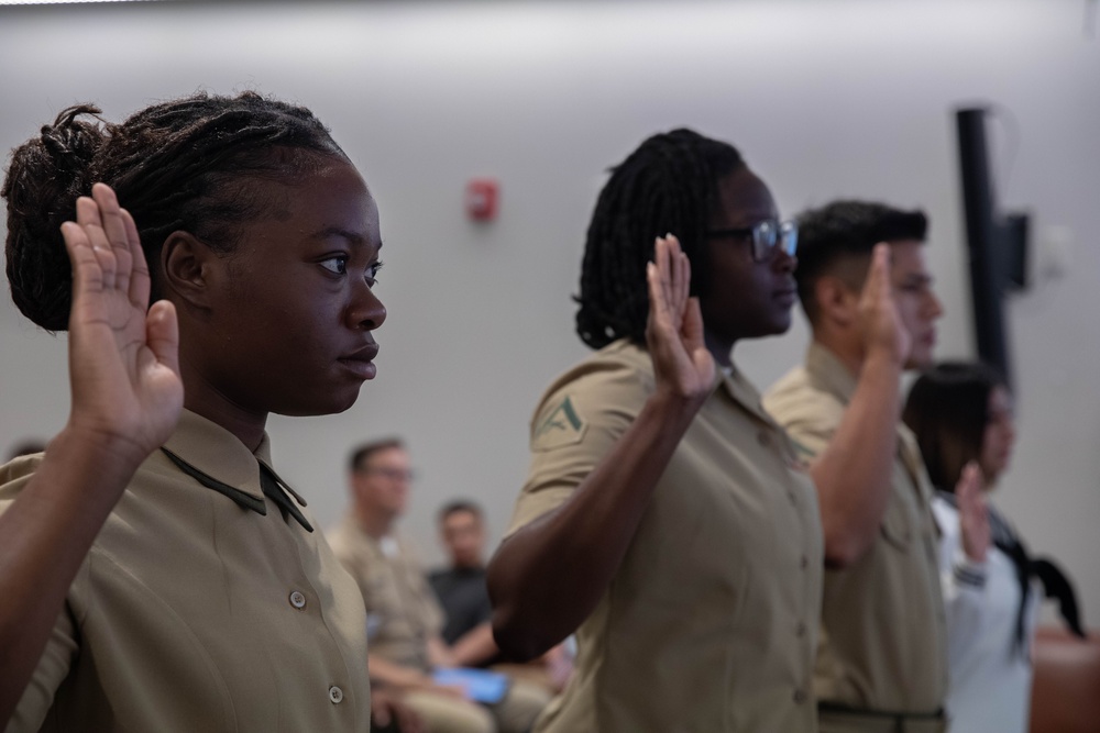 August 2025 MCAS Iwakuni naturalization ceremony