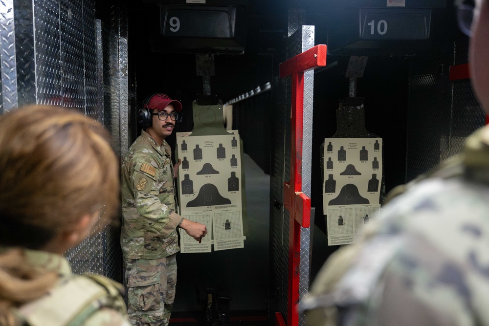 Combat arms training and maintenance routine shooting