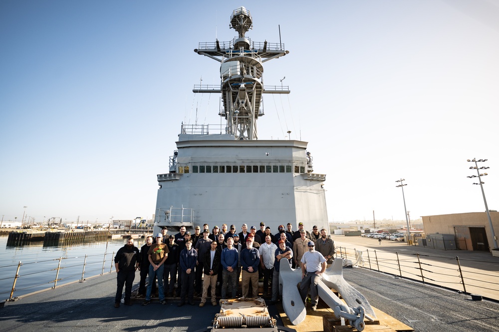 Self Defense Test Ship Returns Home to Naval Surface Warfare Center, Port Hueneme Division After Refurbishing in San Diego