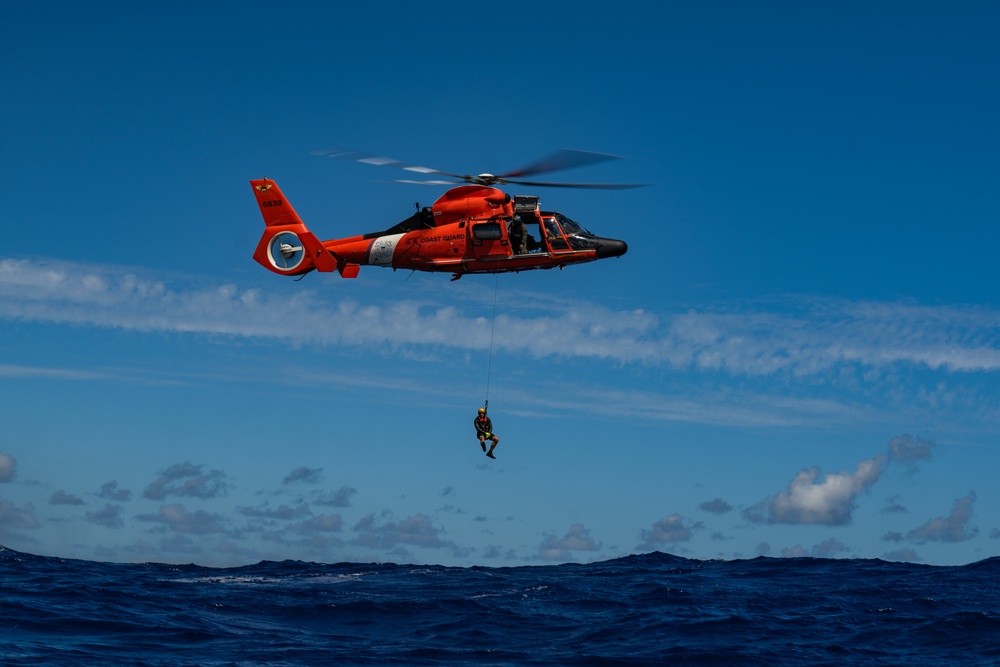 U.S. Coast Guard Air Station Barbers Point conducts training