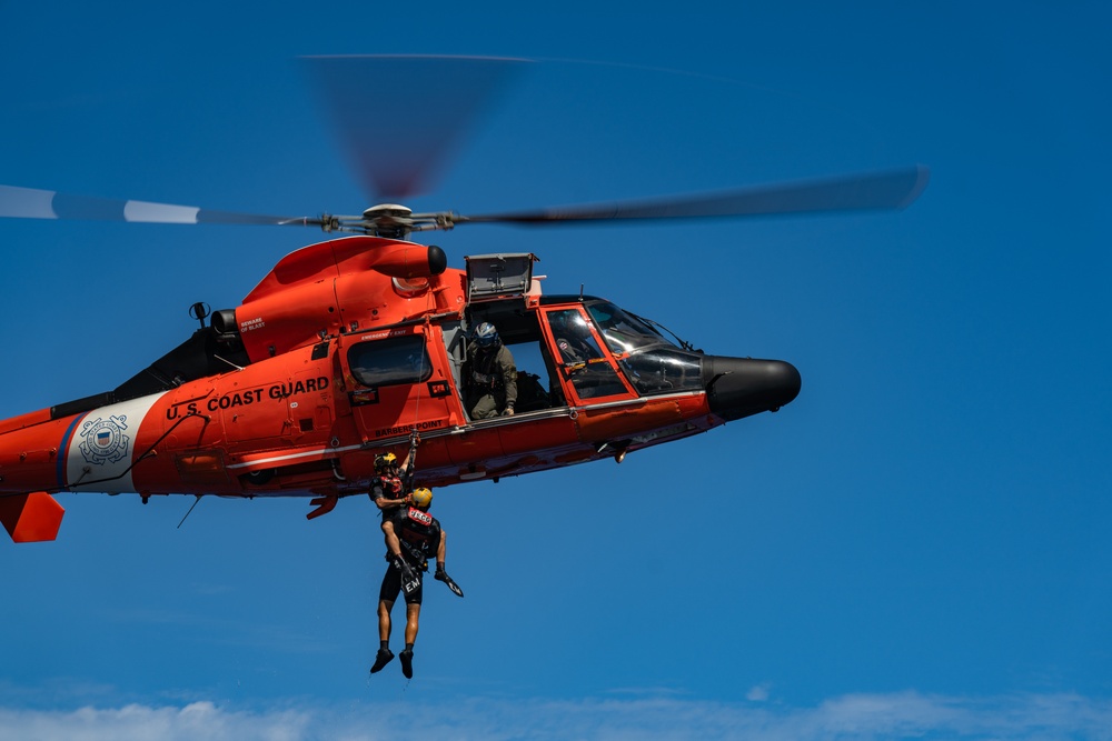 U.S. Coast Guard Air Station Barbers Point conducts training
