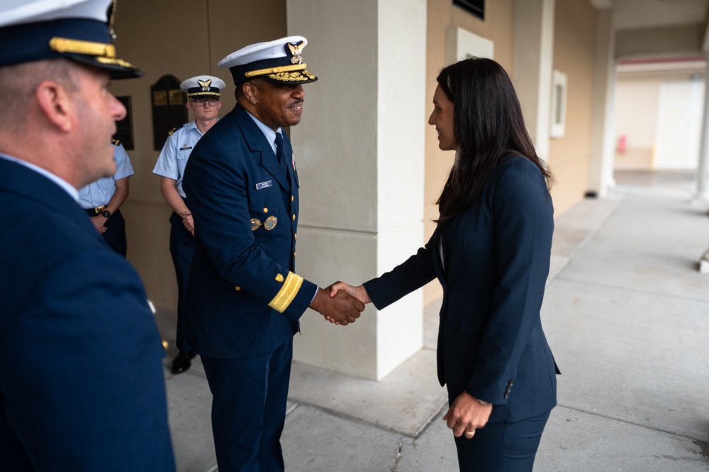 Coast Guard hosts Director of National Intelligence Tulsi Gabbard