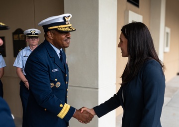 Coast Guard hosts Director of National Intelligence Tulsi Gabbard