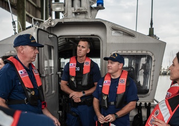 Coast Guard hosts Director of National Intelligence Tulsi Gabbard