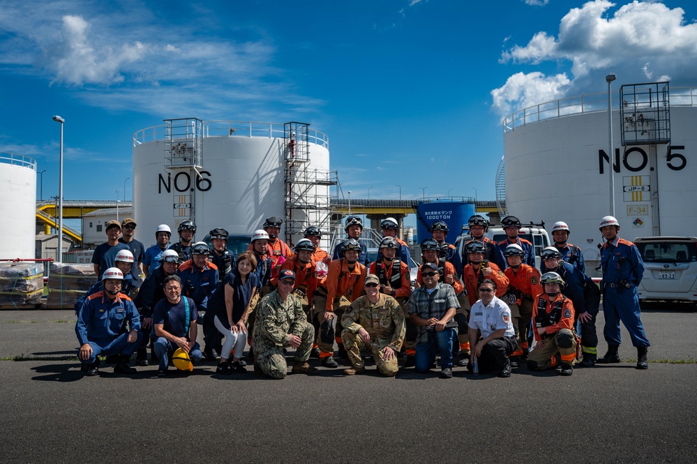 U.S. and Japanese Firefighters Strengthen Long-Standing Partnership in Annual Drill
