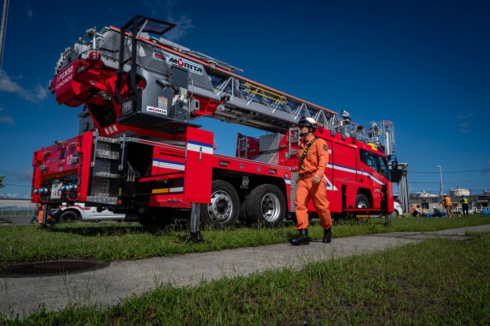 U.S. and Japanese Firefighters Strengthen Long-Standing Partnership in Annual Drill
