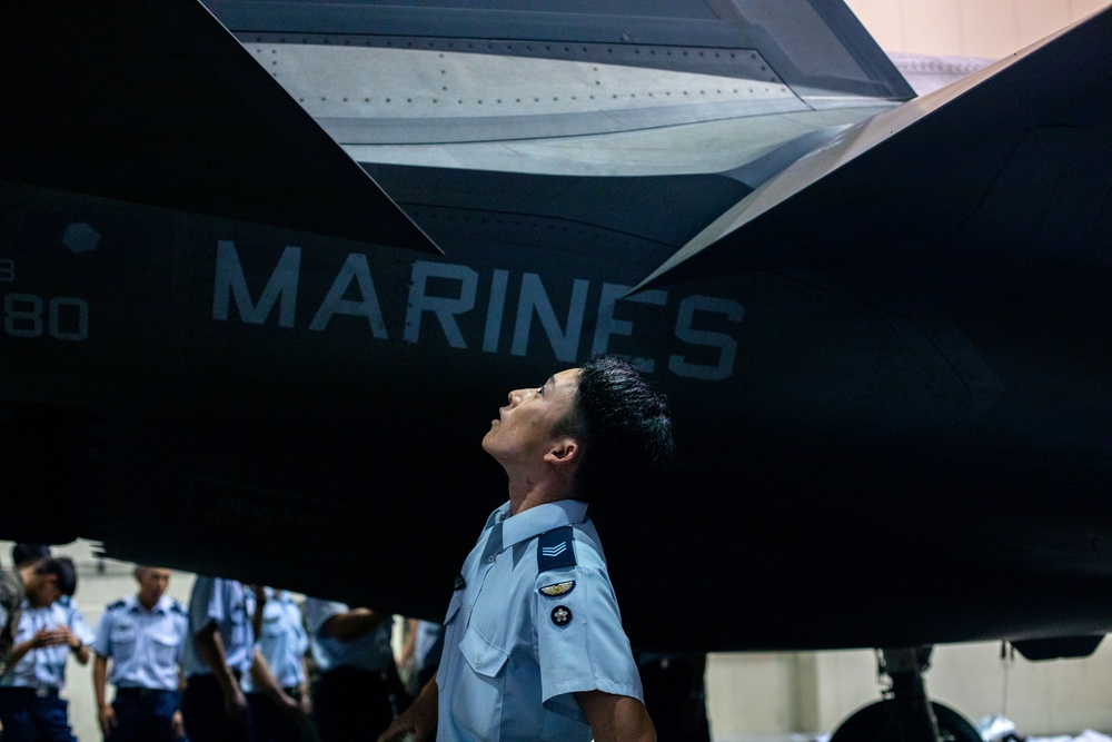 JASDF Cadet Installation Tour at MCAS Iwakuni