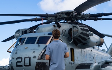 United States national 18U baseball team tours MCAS Futenma