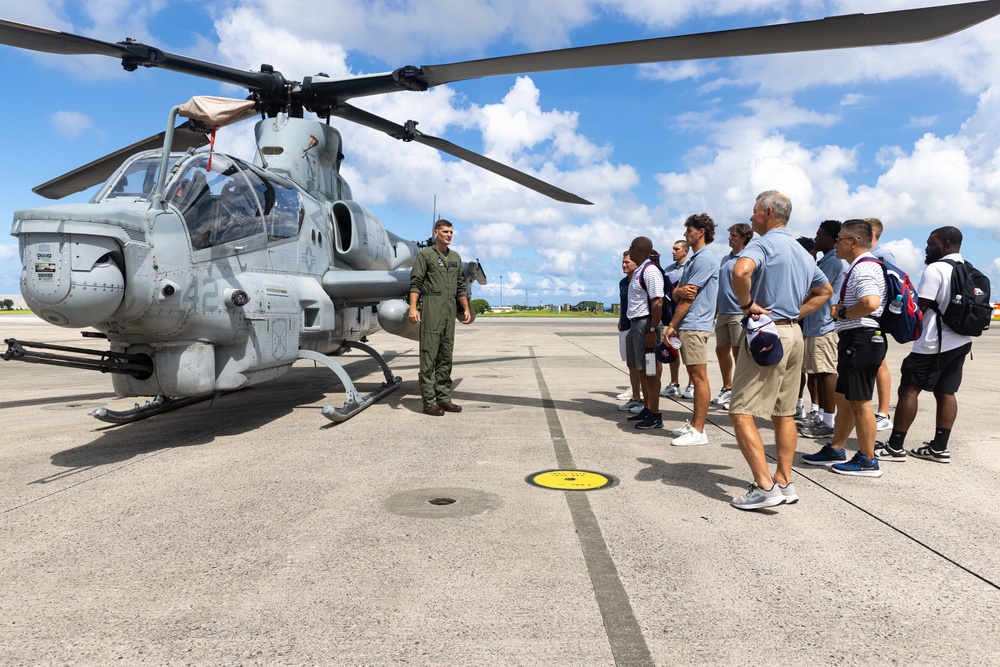 United States national 18U baseball team tours MCAS Futenma