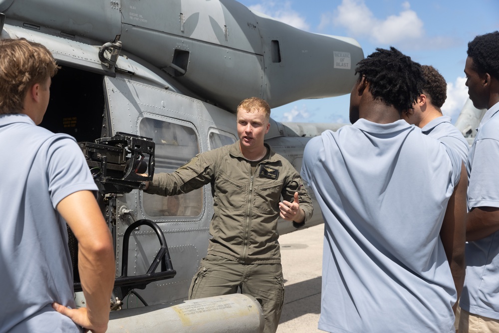 United States national 18U baseball team tours MCAS Futenma