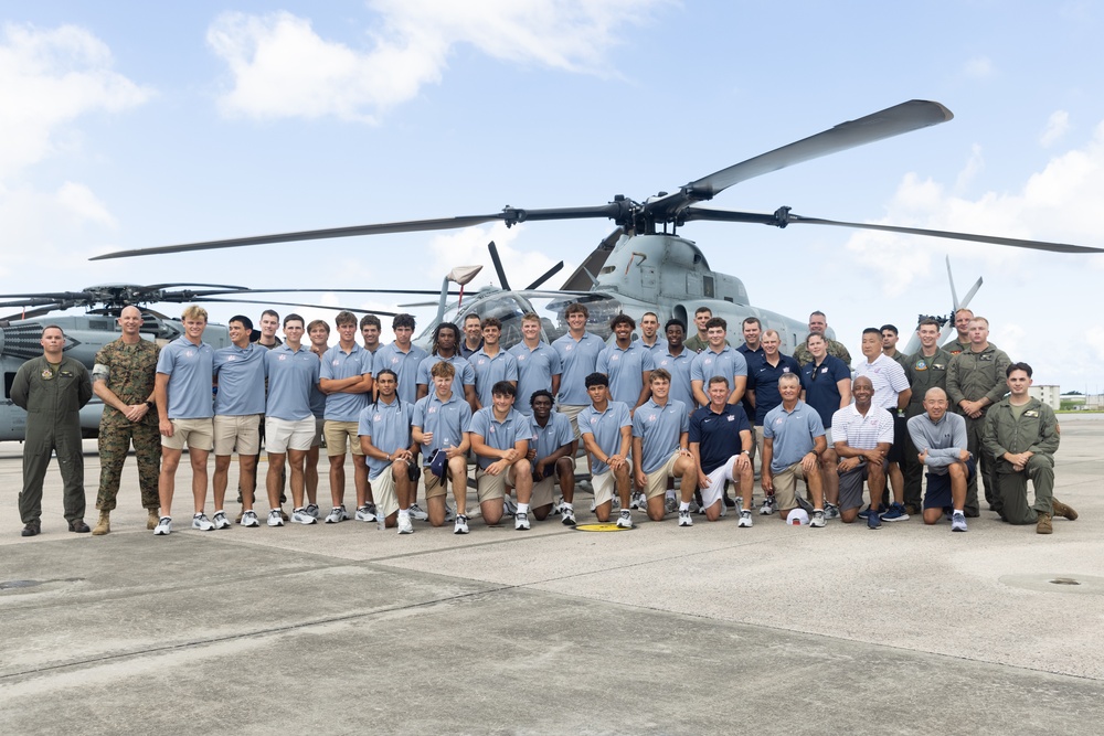 United States national 18U baseball team tours MCAS Futenma