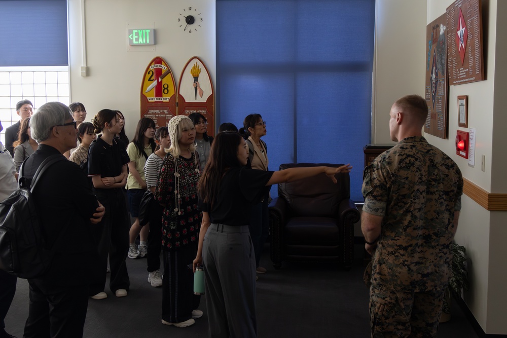 Senshu University Students Visit Camp Schwab