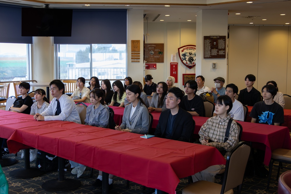 Senshu University Students Visit Camp Schwab