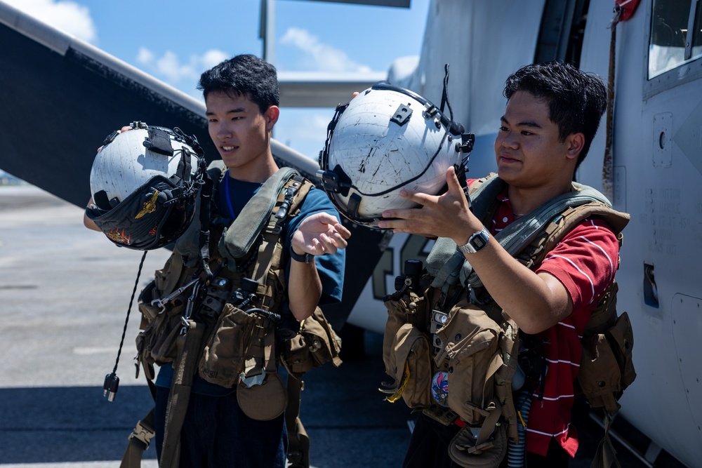 Students with TOFU program tour MCAS Futenma