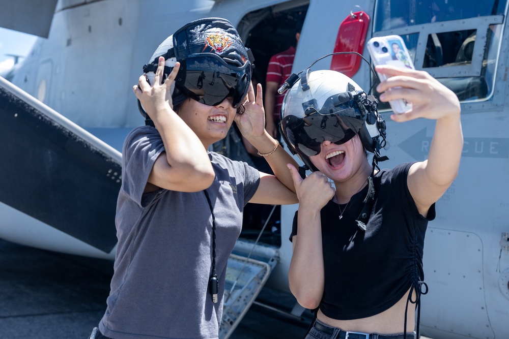 Students with TOFU program tour MCAS Futenma