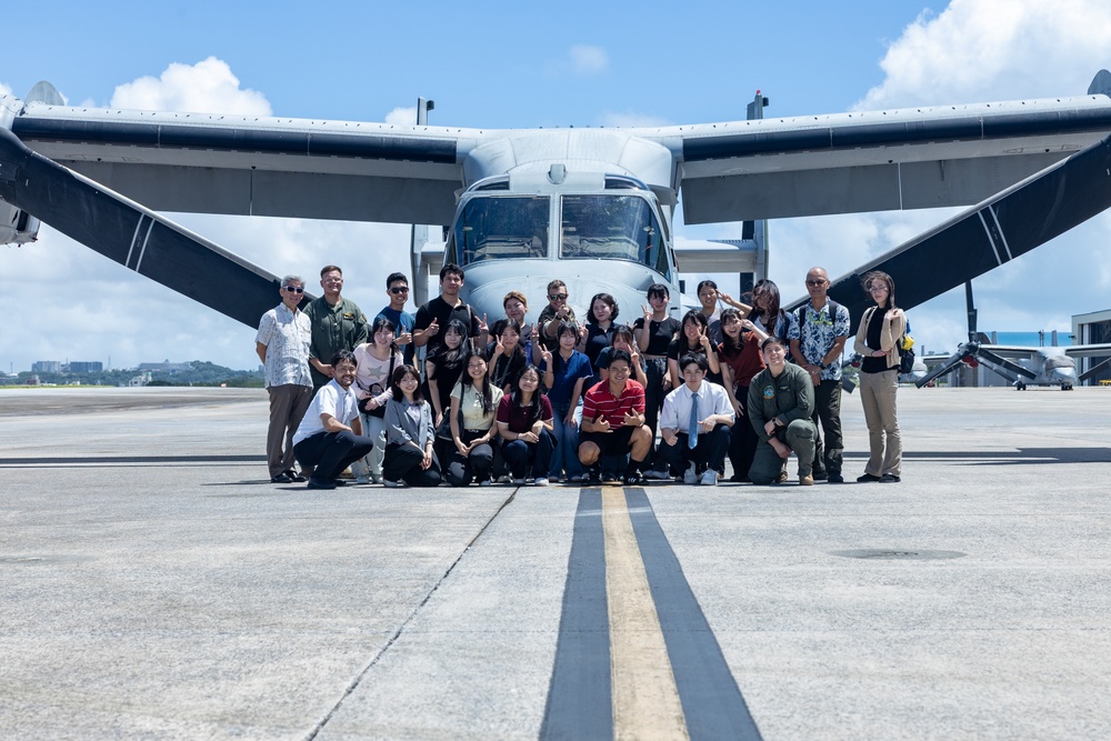 Students with TOFU program tour MCAS Futenma