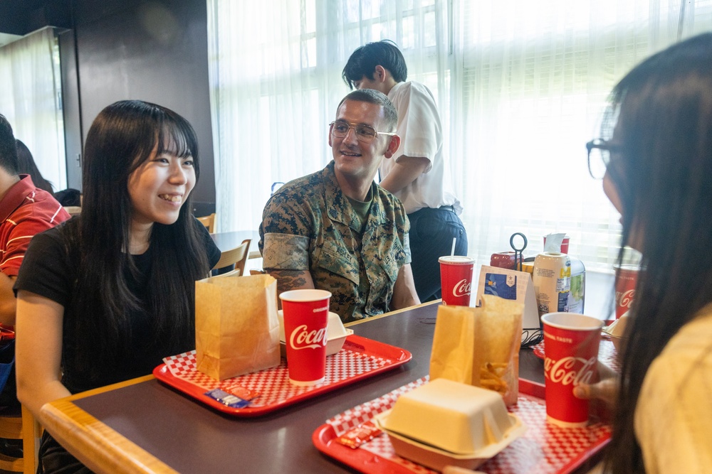 Students with TOFU program tour MCAS Futenma