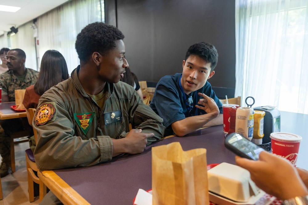 Students with TOFU program tour MCAS Futenma