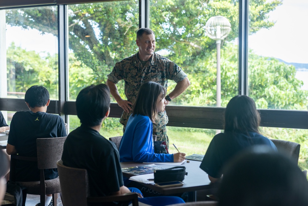Camp Schwab Hosts the Summer English Program