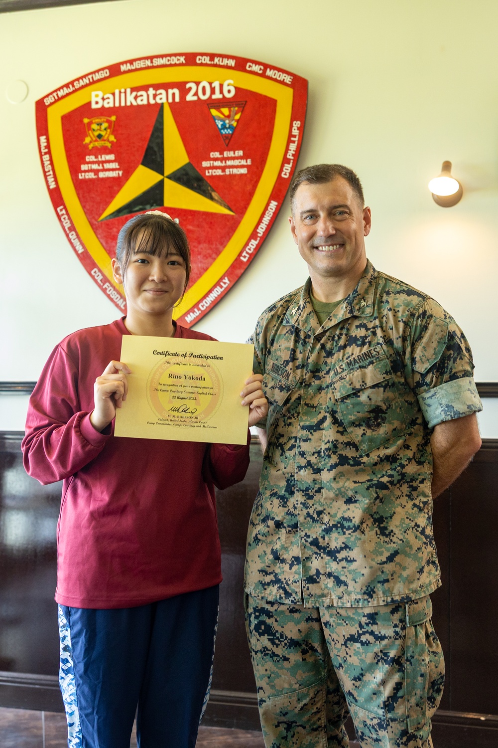 Camp Schwab Hosts the Summer English Program