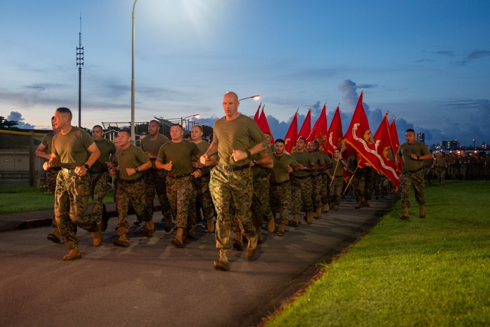 Sergeant Major of the Marine Corps leads run with 1st MAW staff noncommissioned officers