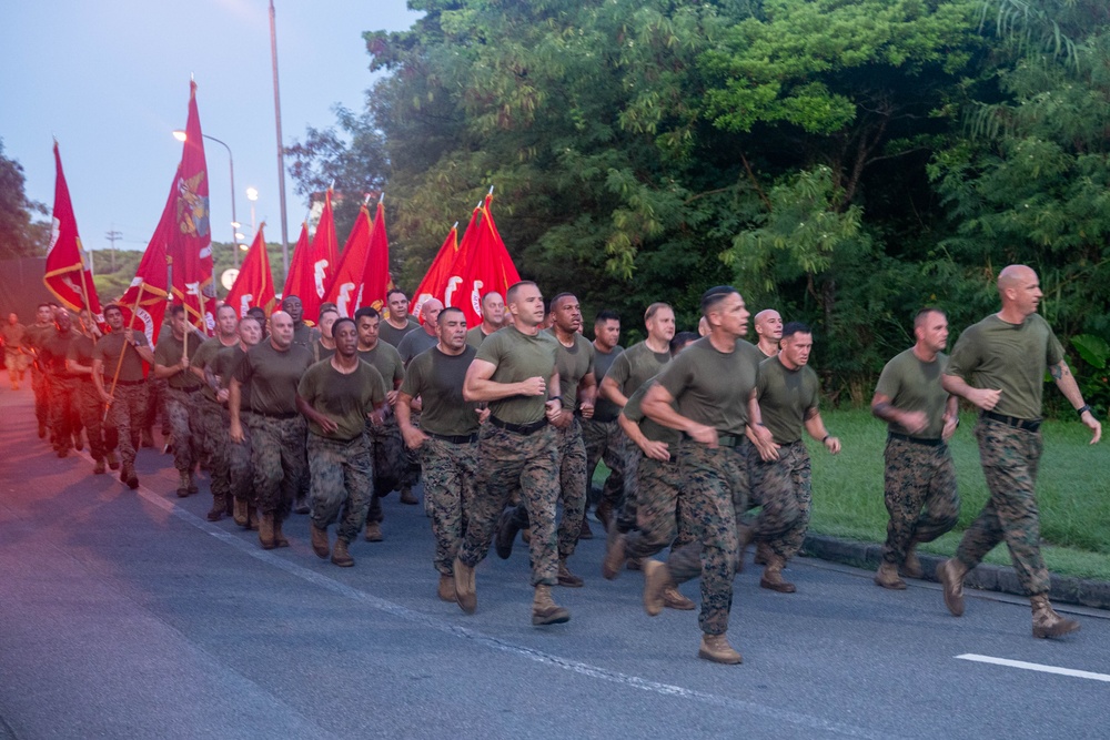 Sergeant Major of the Marine Corps leads run with 1st MAW staff noncommissioned officers