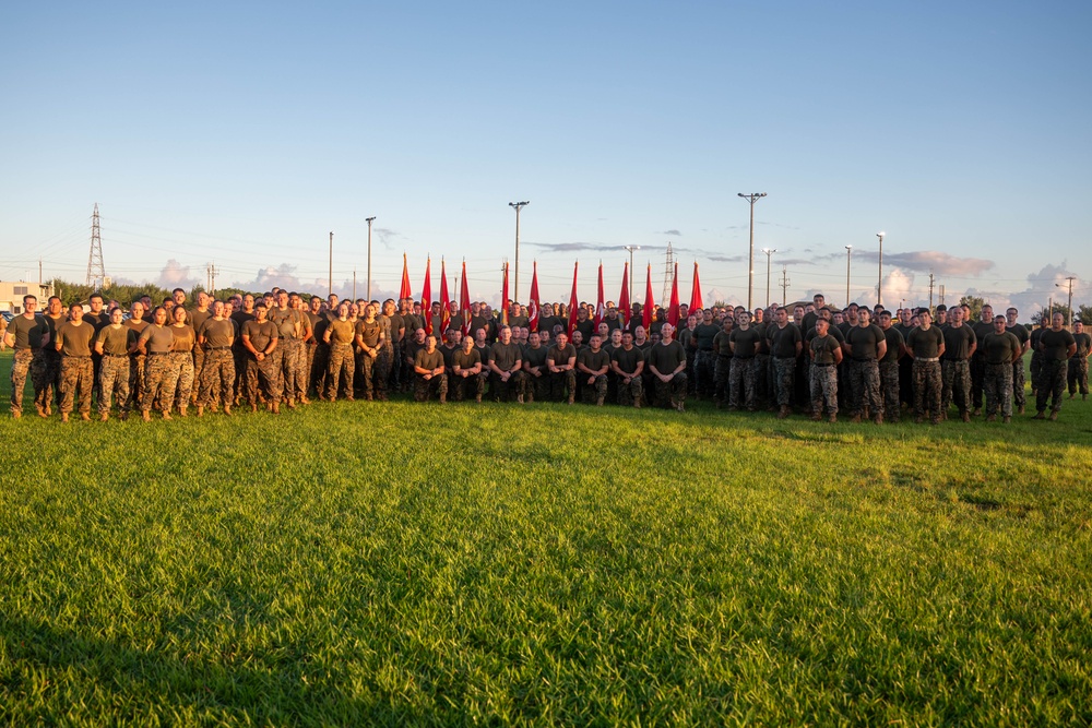Sergeant Major of the Marine Corps leads run with 1st MAW staff noncommissioned officers