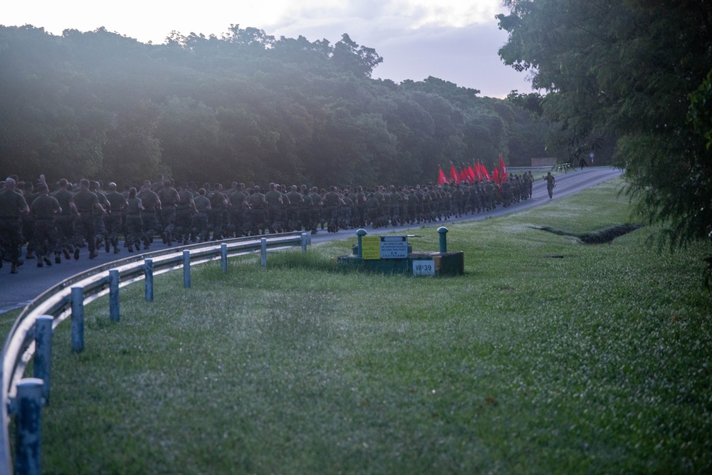 Sergeant Major of the Marine Corps leads run with 1st MAW staff noncommissioned officers