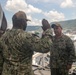 Lt. Thompson Promotion Ceremony Aboard USS Tripoli