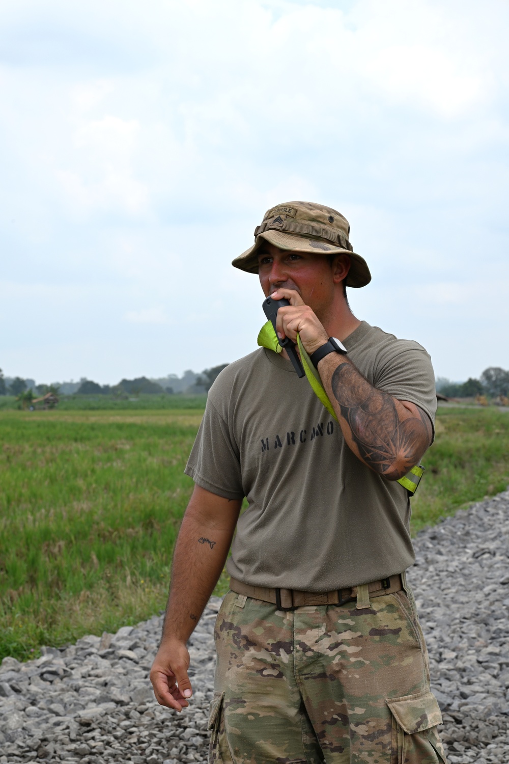 130th Engineer Brigade Constructs Road during SGS 25
