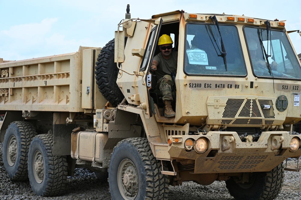 130th Engineer Brigade Constructs Road during SGS 25