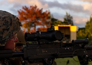 III MEF Support Battalion executes live-fire machine gun range