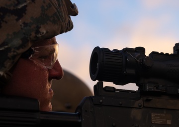III MEF Support Battalion executes live-fire machine gun range