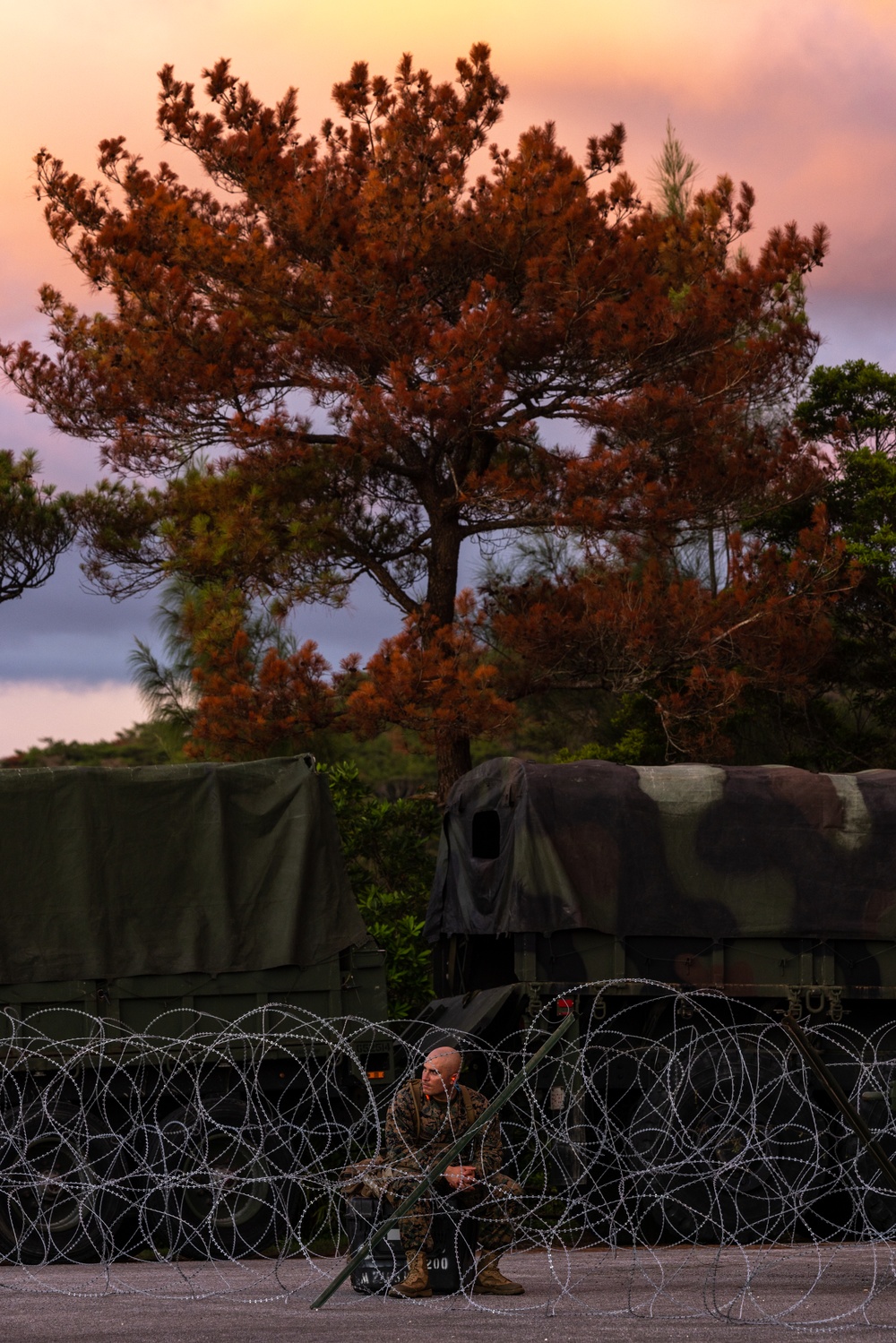 III MEF Support Battalion executes live-fire machine gun range