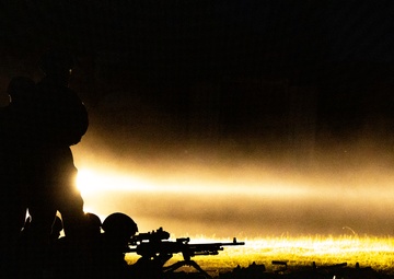 III MEF Support Battalion executes live-fire machine gun range