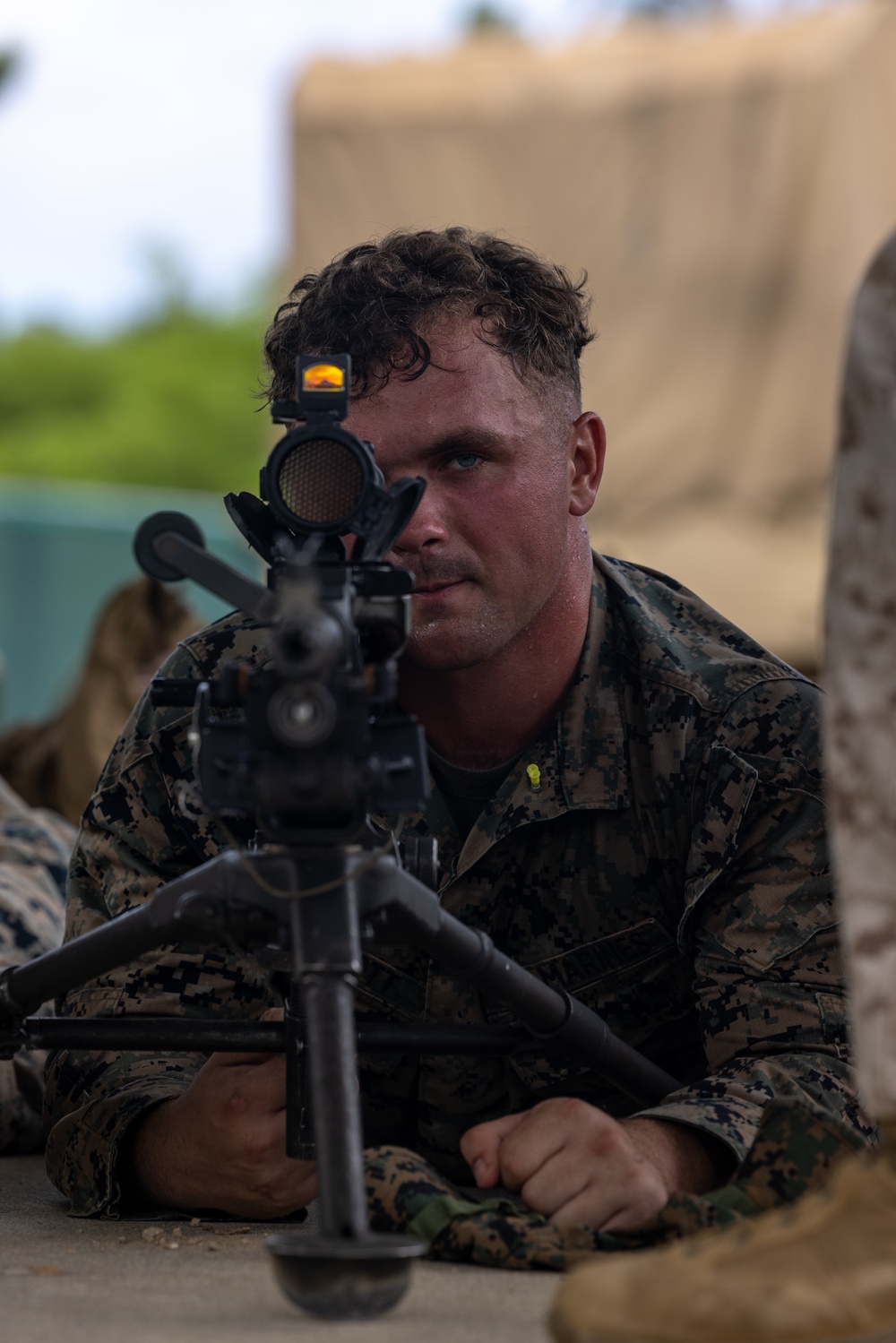 III MEF Support Battalion executes live-fire machine gun range