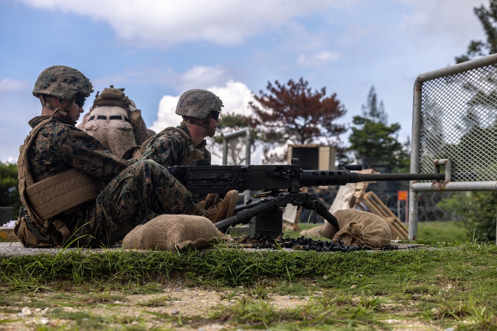 III MEF Support Battalion executes live-fire machine gun range