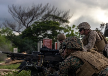 III MEF Support Battalion executes live-fire machine gun range