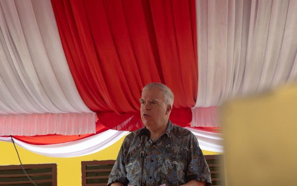 Engineer Civic Assistance Program hosts  ribbon cutting ceremony for local school in Indonesia during SGS 25
