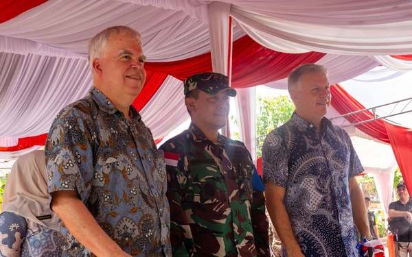 Engineer Civic Assistance Program hosts  ribbon cutting ceremony for local school in Indonesia during SGS 25