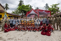 Engineer Civic Assistance Program hosts  ribbon cutting ceremony for local school in Indonesia during SGS 25