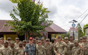 Engineer Civic Assistance Program hosts  ribbon cutting ceremony for local school in Indonesia during SGS 25