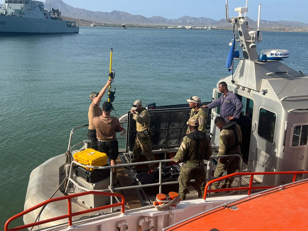 Seabees and Partners Assess Flood Damage in Cabo Verde